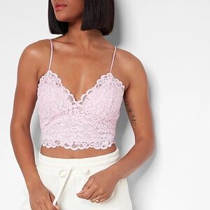 Express Lace Cropped Top